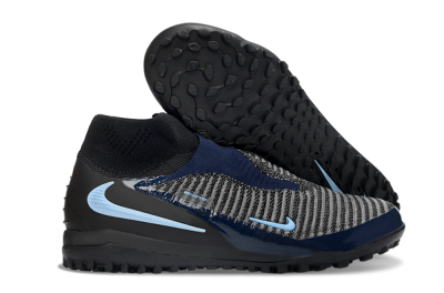 Nike Phantom 6 Elite TF Football Shoes - Black/Navy Blue/Sky Blue
