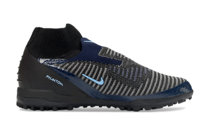 Nike Phantom 6 Elite TF Football Shoes - Black/Navy Blue/Sky Blue