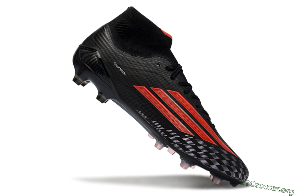 Adidas F50 Pro Mid FG Football Boots - Black/Scarlet Red/Graphite Black 4