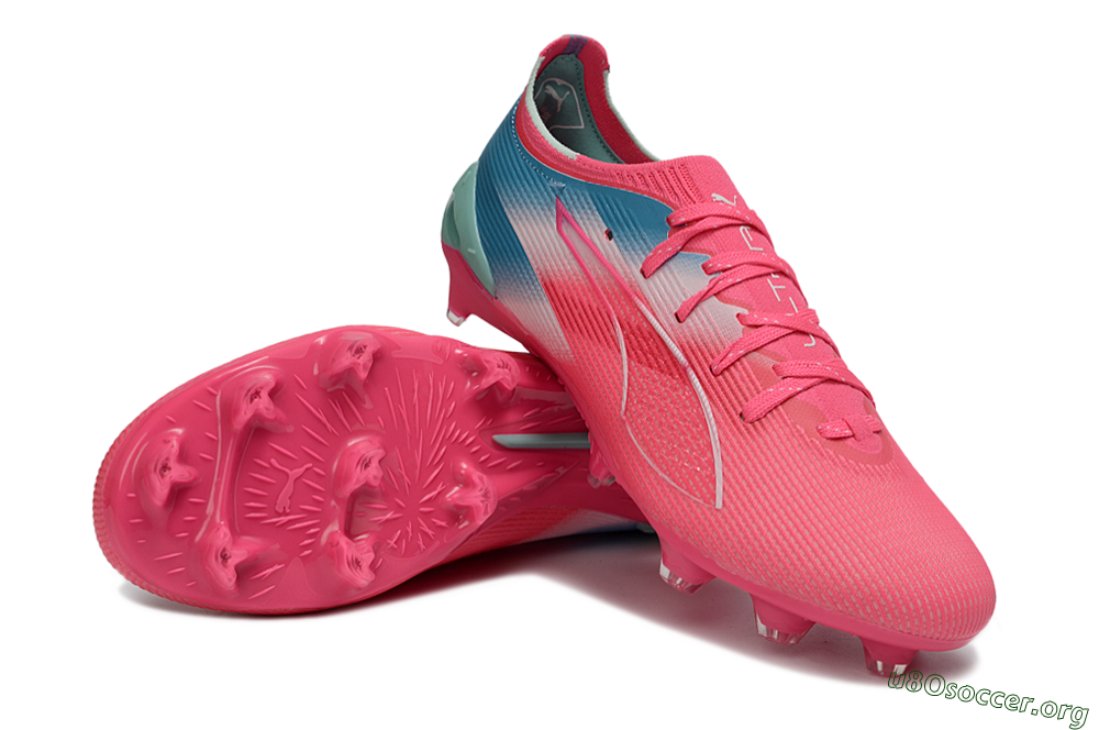 Puma Ultra Ultimate FG Football Boots - Pink/Aqua Splash/Coral Burst 0