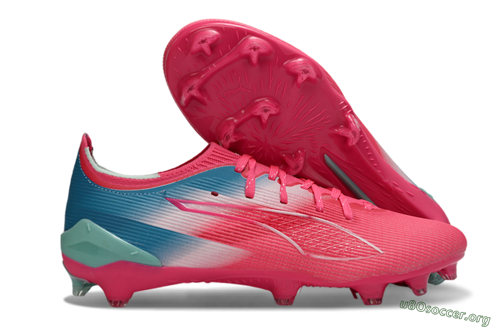 Puma Ultra Ultimate FG Football Boots - Pink/Aqua Splash/Coral Burst 2