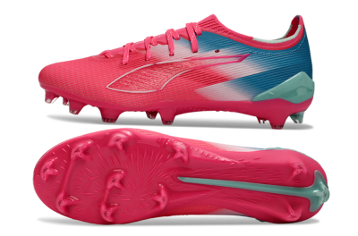 Puma Ultra Ultimate FG Football Boots - Pink/Aqua Splash/Coral Burst