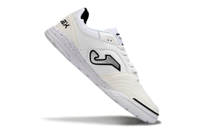 Joma Top Flex IC Football Shoes - White/Black/Gray