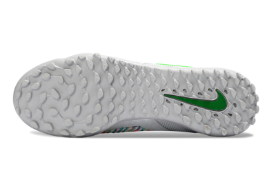 Nike Phantom 6 Elite TF Football Shoes - Grey/Electric Green/Pink Sport