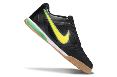Supreme x Nike SB Gato IC Football Shoes - Black/Lime Green/Yellow Glow