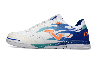 Joma Top Flex IC Football Shoes - Blue/Ocean Blue/Splashing Coral