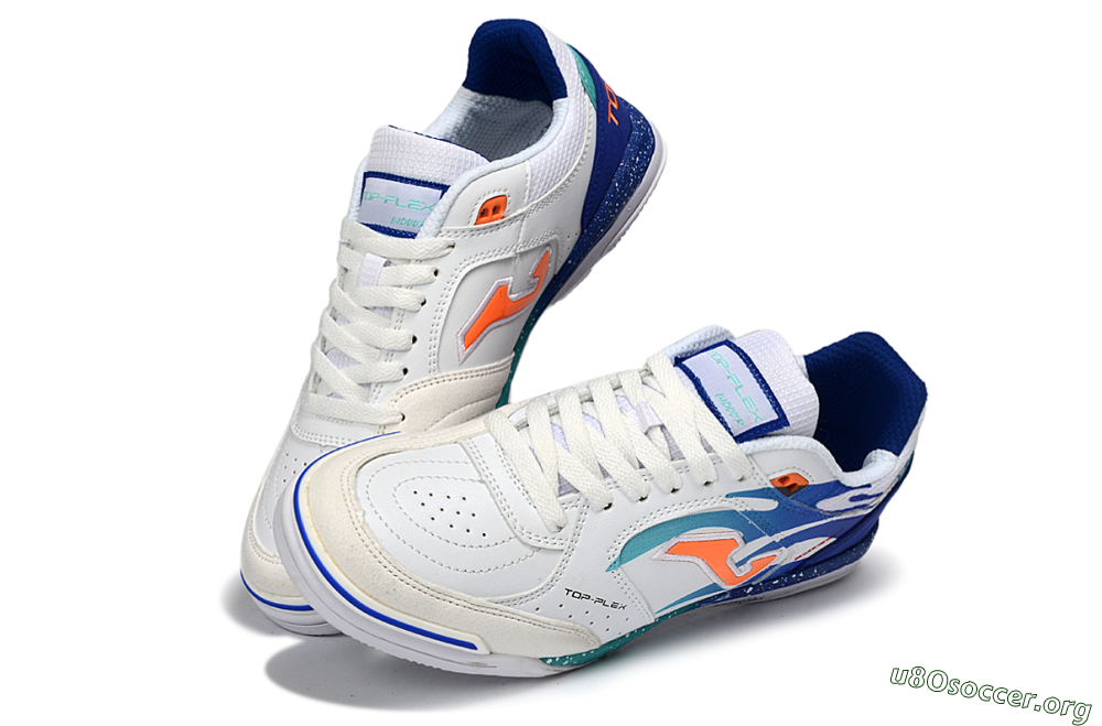 Joma Top Flex IC Football Shoes - Blue/Ocean Blue/Splashing Coral 0