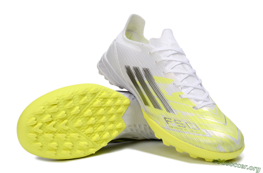 Adidas F50 Pro TF Football Shoes - Yellow/Luminous Yellow/White 0