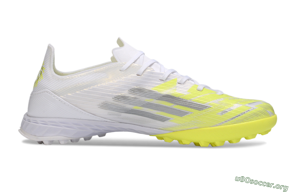 Adidas F50 Pro TF Football Shoes - Yellow/Luminous Yellow/White 7
