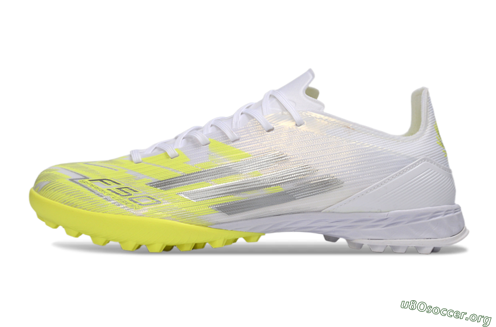 Adidas F50 Pro TF Football Shoes - Yellow/Luminous Yellow/White 3