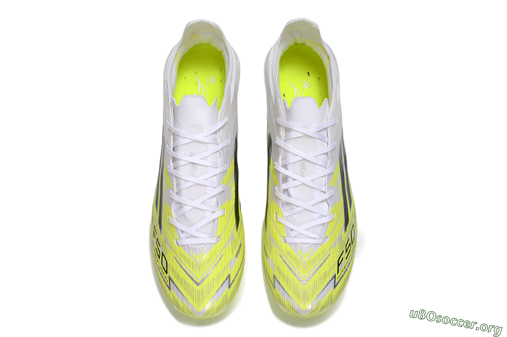 Adidas F50 Elite FG Football Boots - Yellow/Vibrant Lime/Crystal White 4