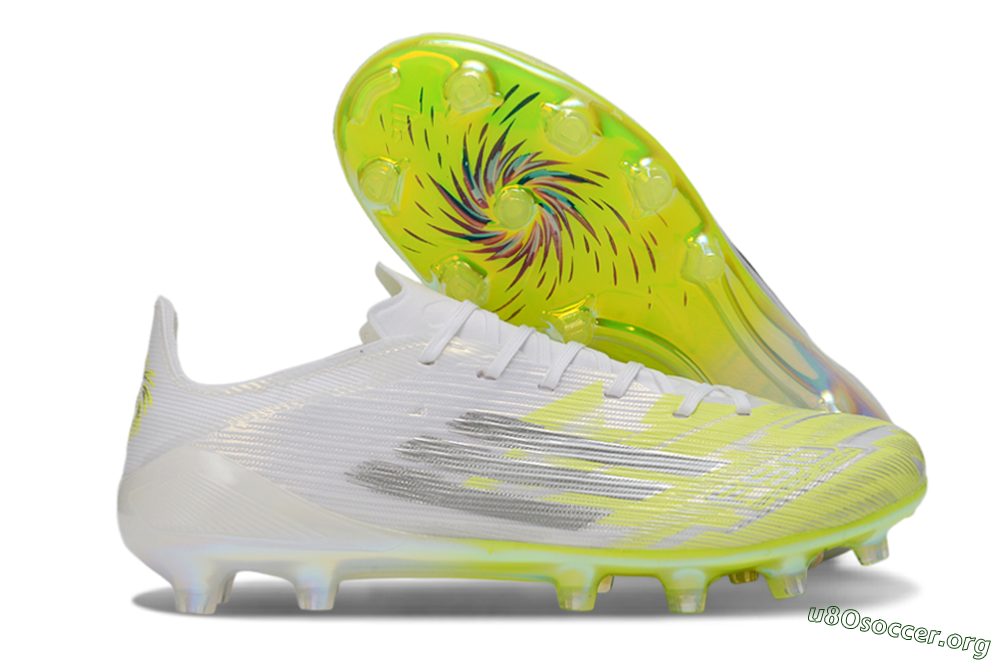 Adidas F50 Elite FG Football Boots - Yellow/Vibrant Lime/Crystal White 2