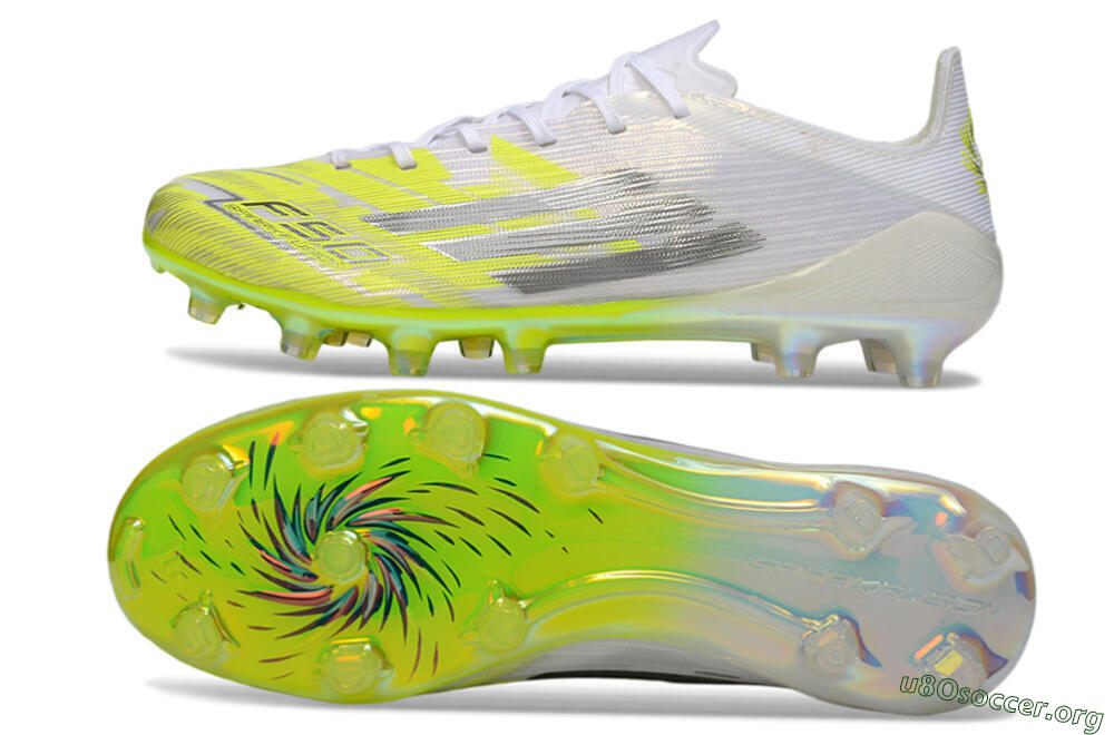 Adidas F50 Elite FG Football Boots - Yellow/Vibrant Lime/Crystal White 1