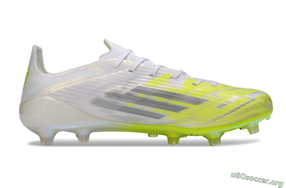 Adidas F50 Elite FG Football Boots - Yellow/Vibrant Lime/Crystal White 7