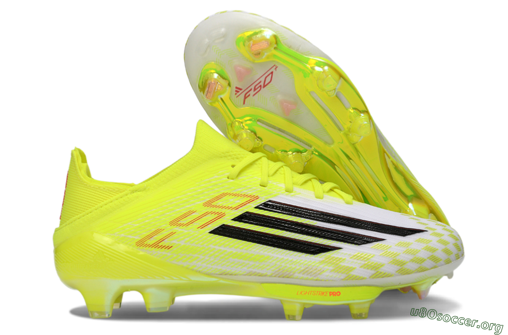 Adidas F50 Lightstrike Pro FG Football Boots - Yellow/Lime Burst/White Flash 2