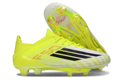 Adidas F50 Lightstrike Pro FG Football Boots - Yellow/Lime Burst/White Flash