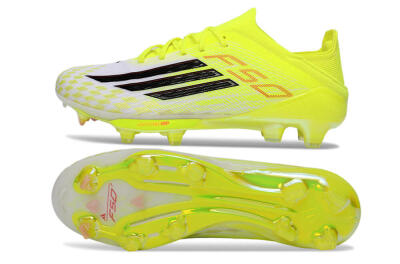 Adidas F50 Lightstrike Pro FG Football Boots - Yellow/Lime Burst/White Flash