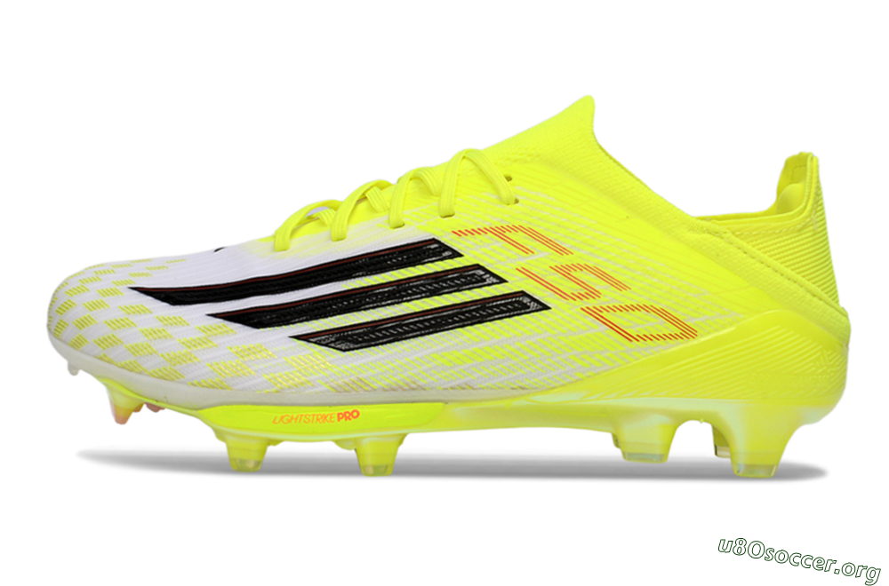 Adidas F50 Lightstrike Pro FG Football Boots - Yellow/Lime Burst/White Flash 3