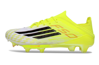 Adidas F50 Lightstrike Pro FG Football Boots - Yellow/Lime Burst/White Flash