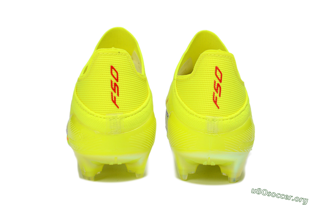 Adidas F50 Lightstrike Pro Laceless FG Football Boots - Yellow/Luminous Yellow/Electric Green 5