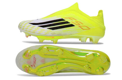 Adidas F50 Lightstrike Pro Laceless FG Football Boots - Yellow/Luminous Yellow/Electric Green