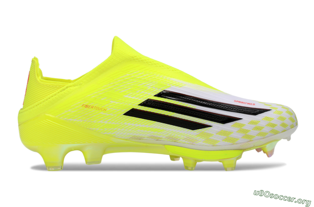 Adidas F50 Lightstrike Pro Laceless FG Football Boots - Yellow/Luminous Yellow/Electric Green 7