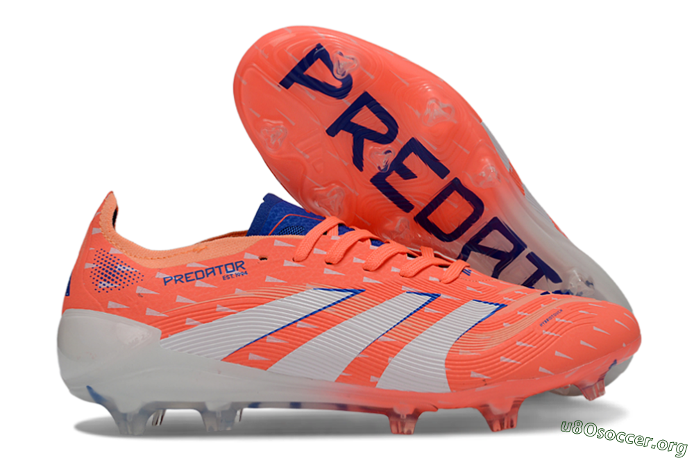 Adidas Predator 25 Elite FG Football Boots - Pink/Electric Pink/White 2