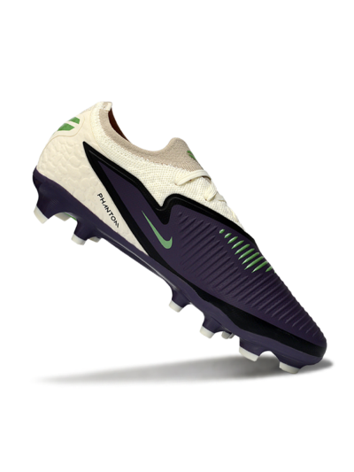 Nike Phantom 6 Low Elite FG Football Boots - Purple/Pearl White/Lime Green