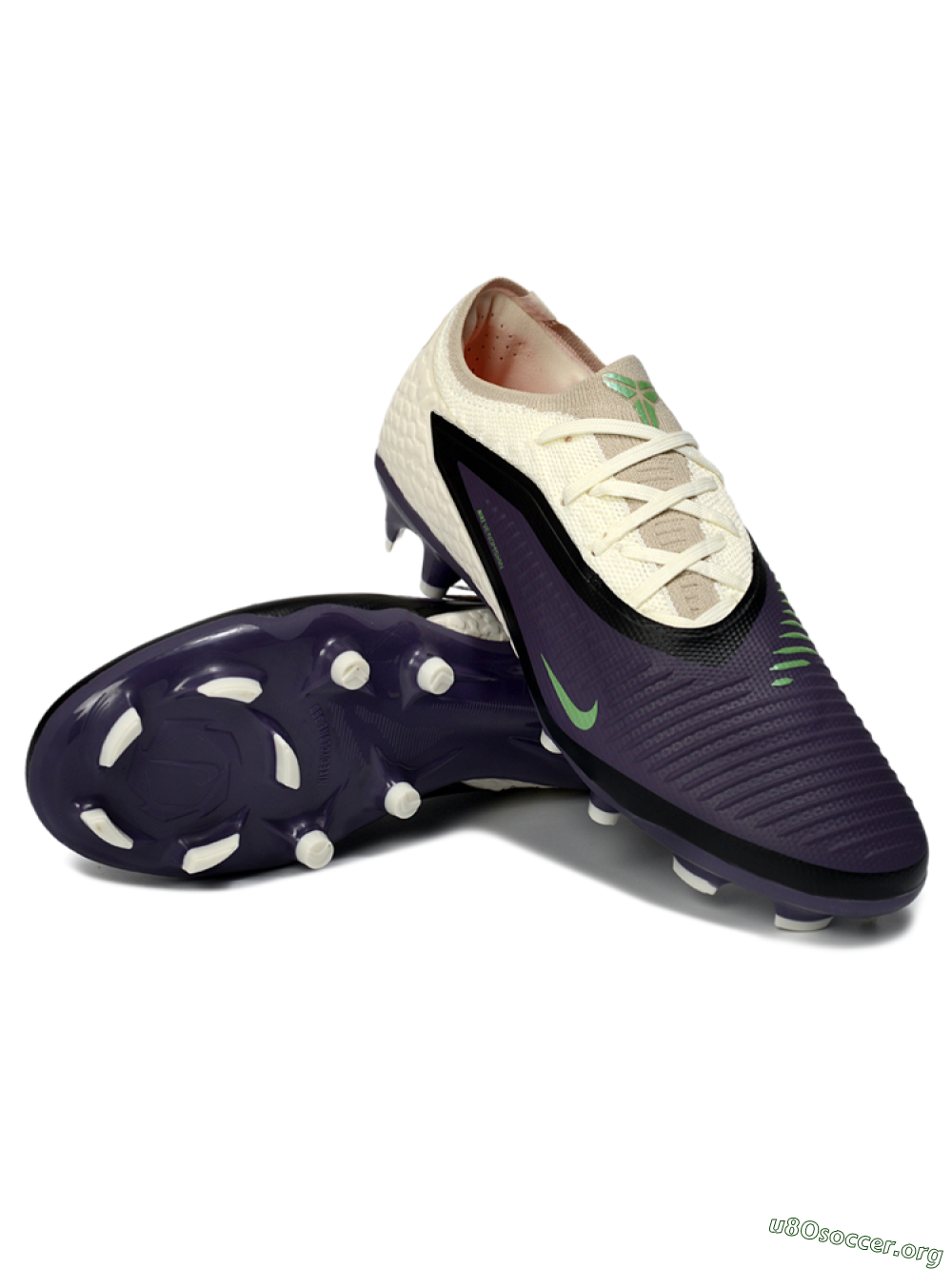 Nike Phantom 6 Low Elite FG Football Boots - Purple/Pearl White/Lime Green 0