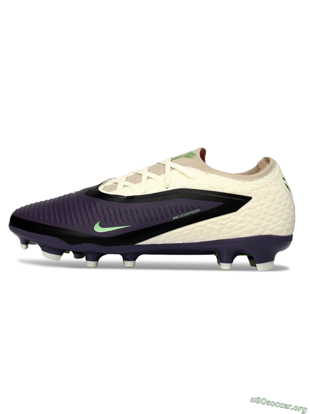 Nike Phantom 6 Low Elite FG Football Boots - Purple/Pearl White/Lime Green 3
