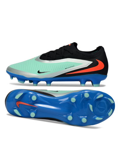 Nike Phantom 6 Low Elite FG Football Boots - Aqua/Coral Blue/Silver