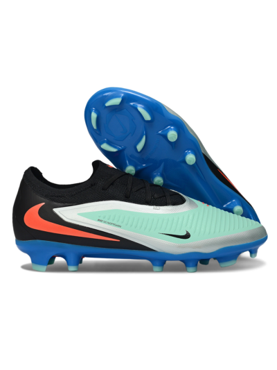 Nike Phantom 6 Low Elite FG Football Boots - Aqua/Coral Blue/Silver