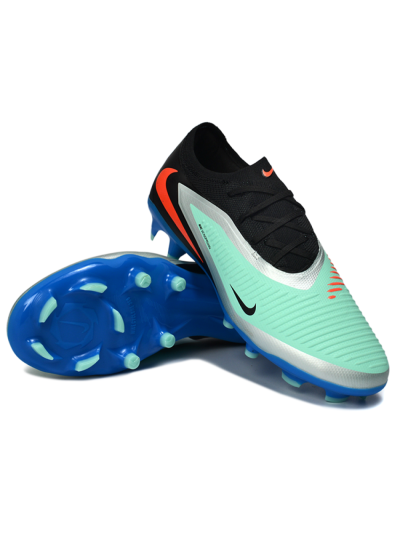 Nike Phantom 6 Low Elite FG Football Boots - Aqua/Coral Blue/Silver