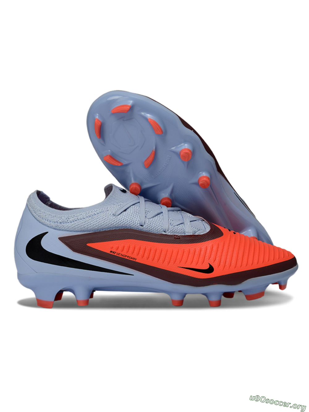 Nike Phantom 6 Low Elite FG Football Boots - Orange/Blue Skies/Crimson Wave 2