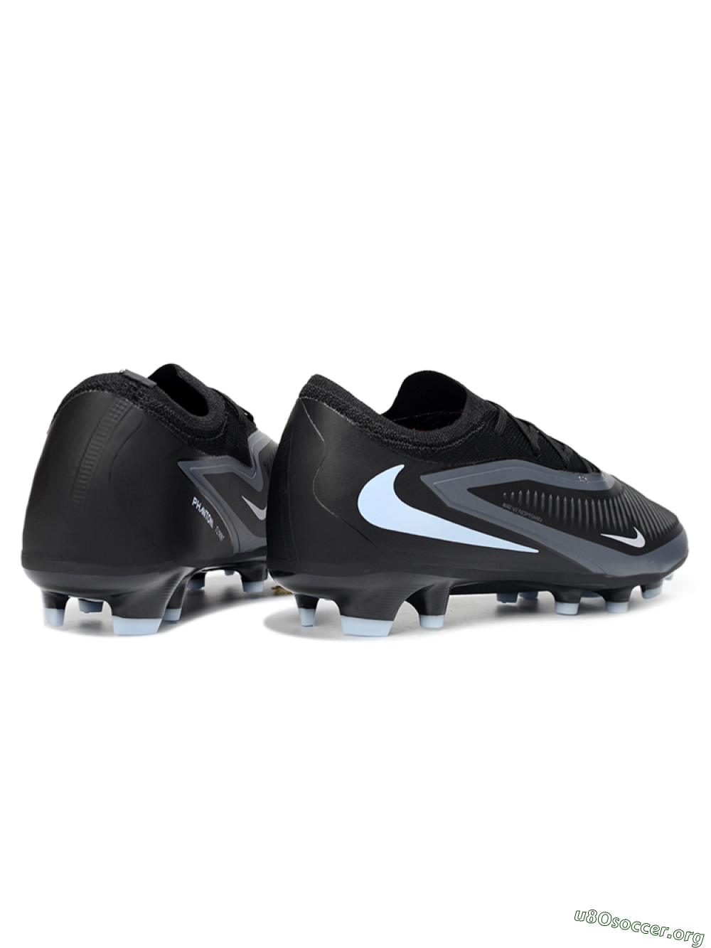 Nike Phantom 6 Low Elite FG Football Boots - Black/Slate Gray/Icy Blue 6