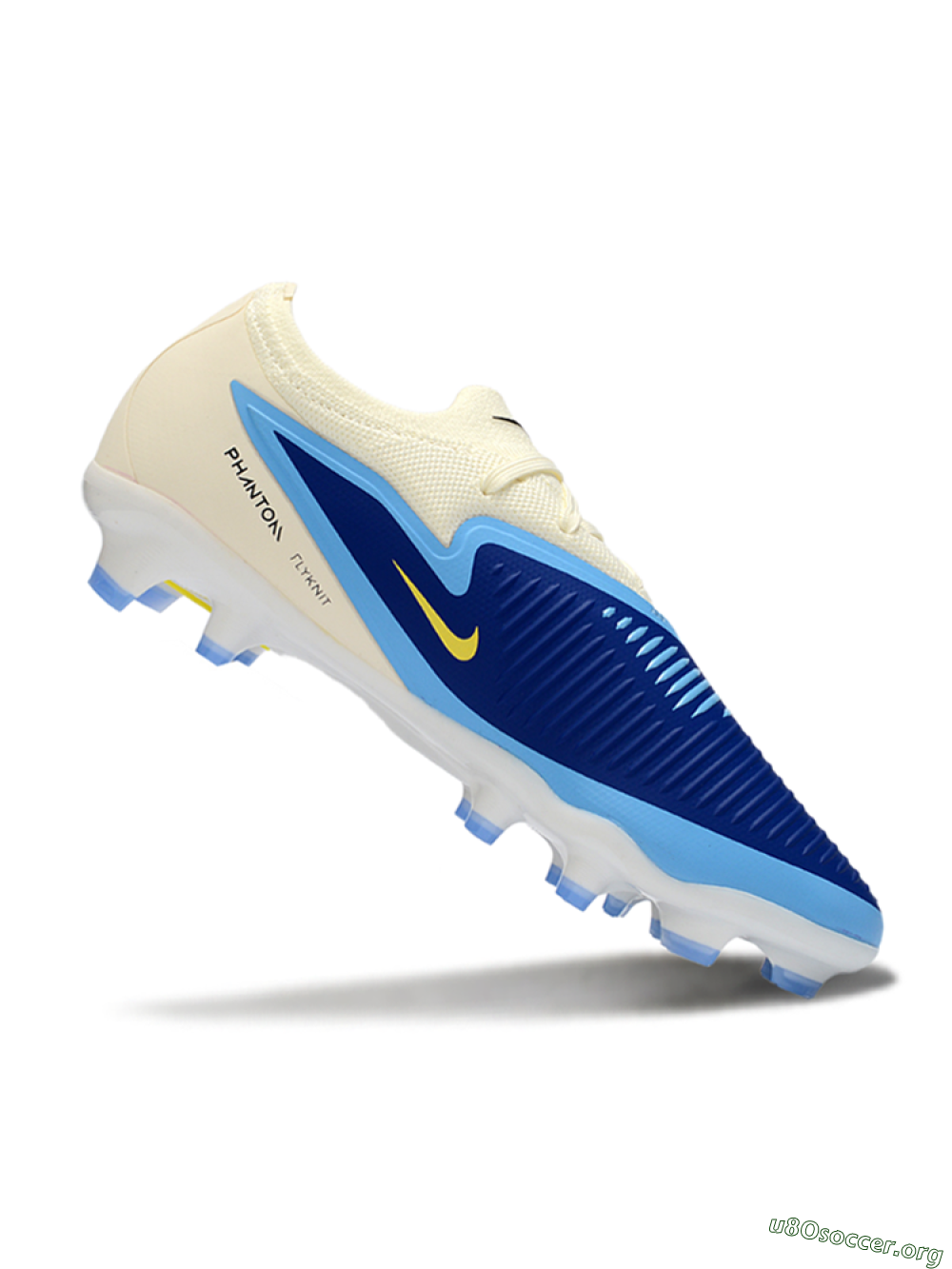 Nike Phantom 6 Low Elite FG Football Boots - Blue/Electric Blue/Sunny Yellow 4