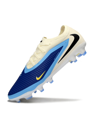 Nike Phantom 6 Low Elite FG Football Boots - Blue/Electric Blue/Sunny Yellow