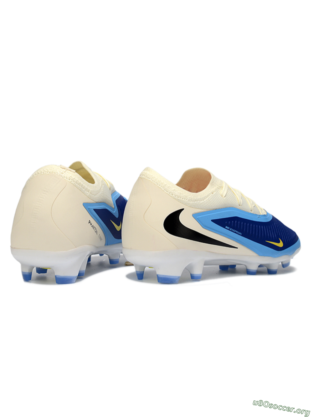 Nike Phantom 6 Low Elite FG Football Boots - Blue/Electric Blue/Sunny Yellow 6