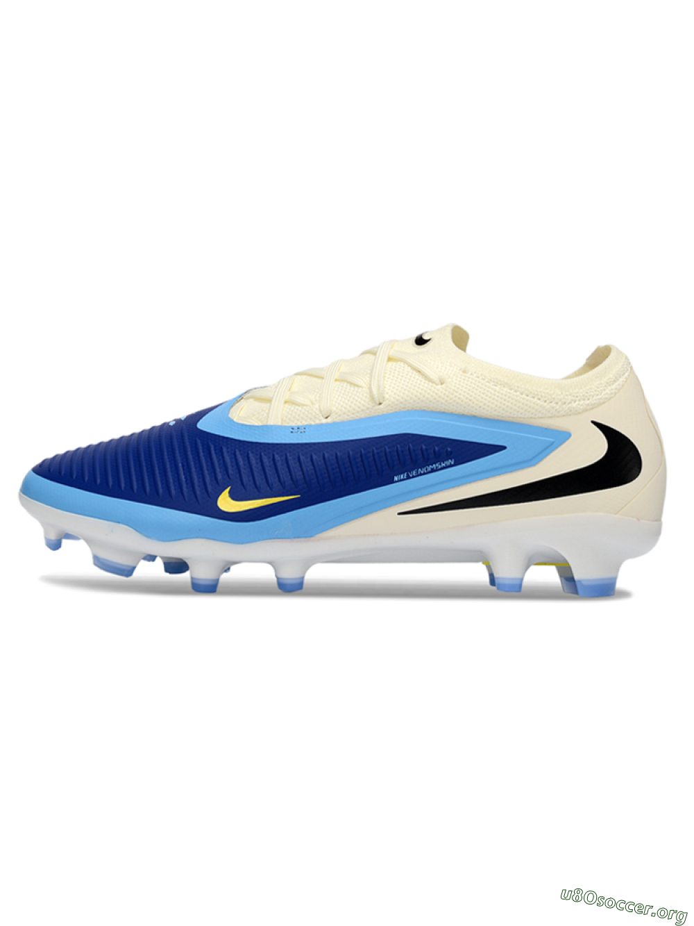 Nike Phantom 6 Low Elite FG Football Boots - Blue/Electric Blue/Sunny Yellow 3