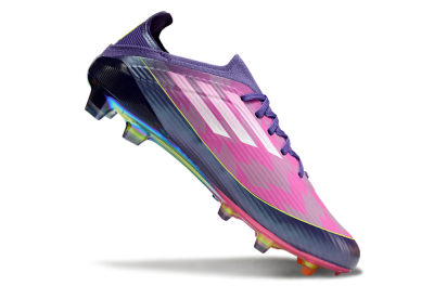 Adidas F50 Elite FG Football Boots - Purple/Neon Pink/Rainbow Hues