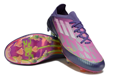 Adidas F50 Elite FG Football Boots - Purple/Neon Pink/Rainbow Hues