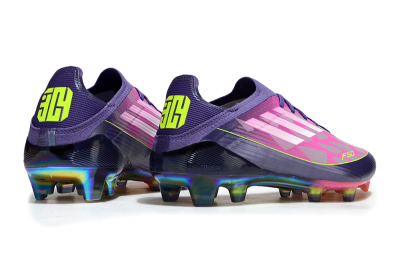 Adidas F50 Elite FG Football Boots - Purple/Neon Pink/Rainbow Hues