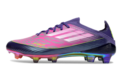 Adidas F50 Elite FG Football Boots - Purple/Neon Pink/Rainbow Hues