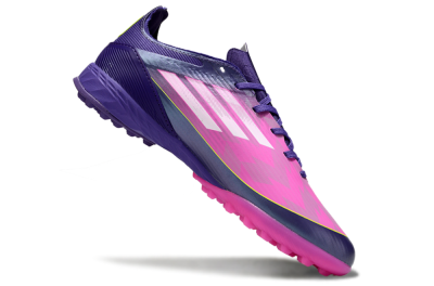 Adidas F50 Pro TF Football Shoes - Purple/Bright Pink/Neon Yellow