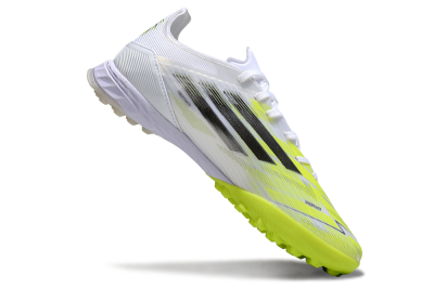 Adidas F50 Pro TF Football Shoes - White/Electric Yellow/Phantom Grey