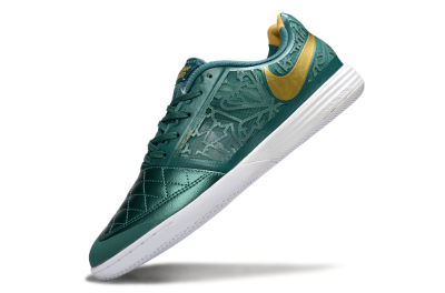 Nike Lunar Gato 2 IC Football Shoes - Teal/Golden Accent/White Sole
