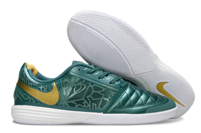 Nike Lunar Gato 2 IC Football Shoes - Teal/Golden Accent/White Sole