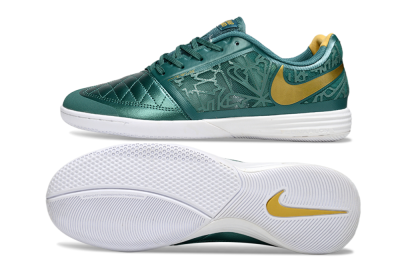 Nike Lunar Gato 2 IC Football Shoes - Teal/Golden Accent/White Sole