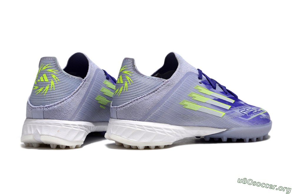 Adidas F50 Elite TF Football Shoes - Purple/Electric Green/Soft Gray 6