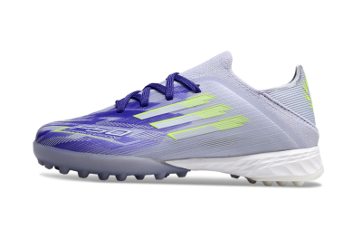 Adidas F50 Elite TF Football Shoes - Purple/Electric Green/Soft Gray